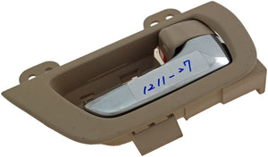 Interior Door Handle Rear Right Chrome Lever Beige Ivory Housing - Dorman# 79849