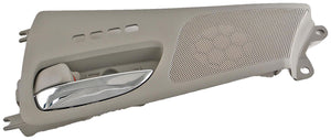 New Interior Door Handle Chrome Lever Front Left Gray Housing - Dorman 79864
