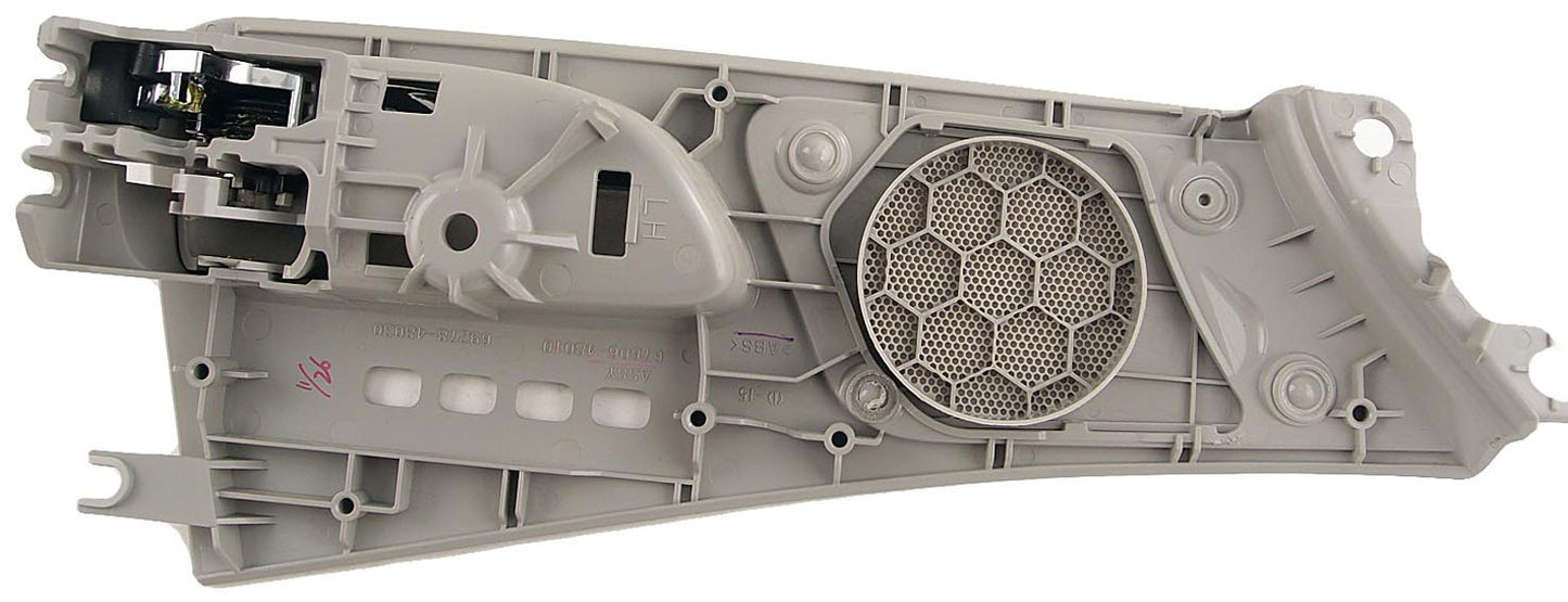 New Interior Door Handle Chrome Lever Front Left Gray Housing - Dorman 79864