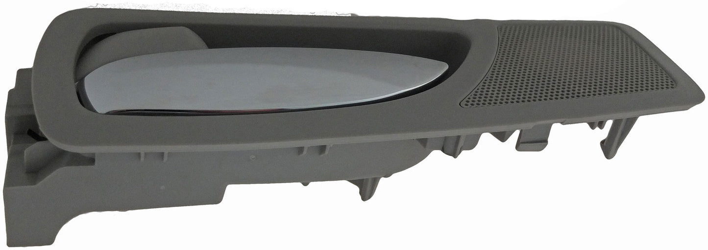New Interior Door Handle Chrome Lever Rear Left Gray Housing - Dorman 79866