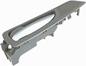 New Interior Door Handle Chrome Lever Rear Left Gray Housing - Dorman 79866