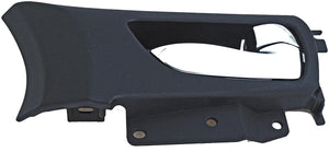 New Interior Door Handle Chrome Lever Front Right Black Housing - Dorman 79871