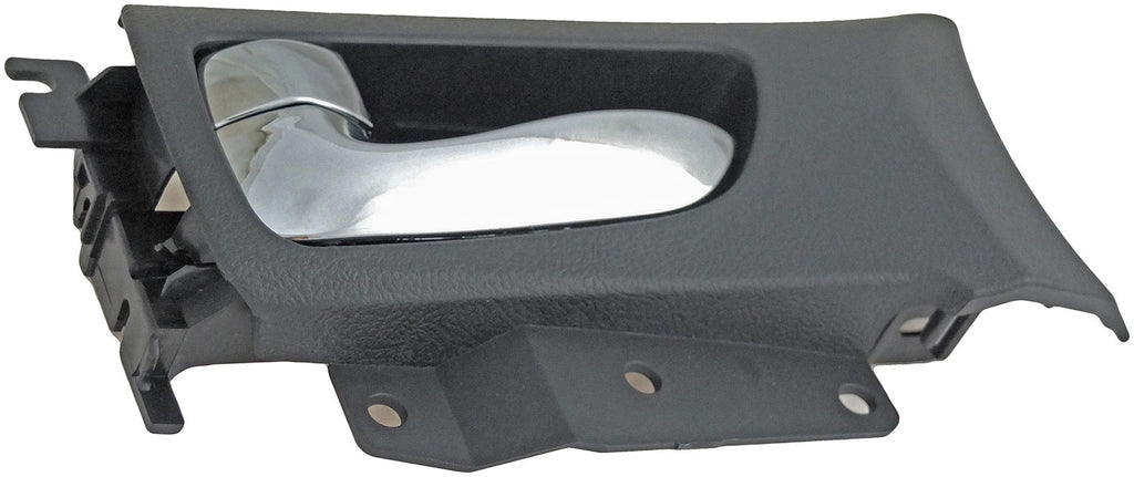 New Interior Door Handle Chrome Lever Front Left Black Housing - Dorman 79872