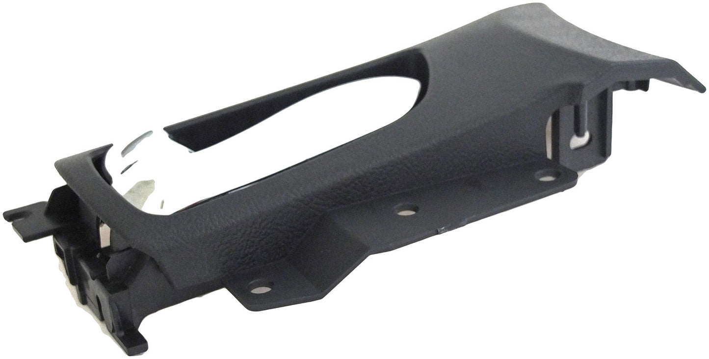 New Interior Door Handle Chrome Lever Front Left Black Housing - Dorman 79872