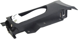 New Interior Door Handle Chrome Lever Front Left Black Housing - Dorman 79872