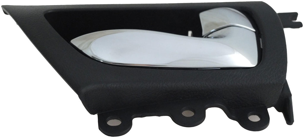 New Interior Door Handle Chrome Lever Right Rear Black Housing - Dorman 79873