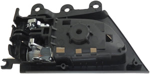 New Interior Door Handle Chrome Lever Rear Left Black Housing - Dorman 79874