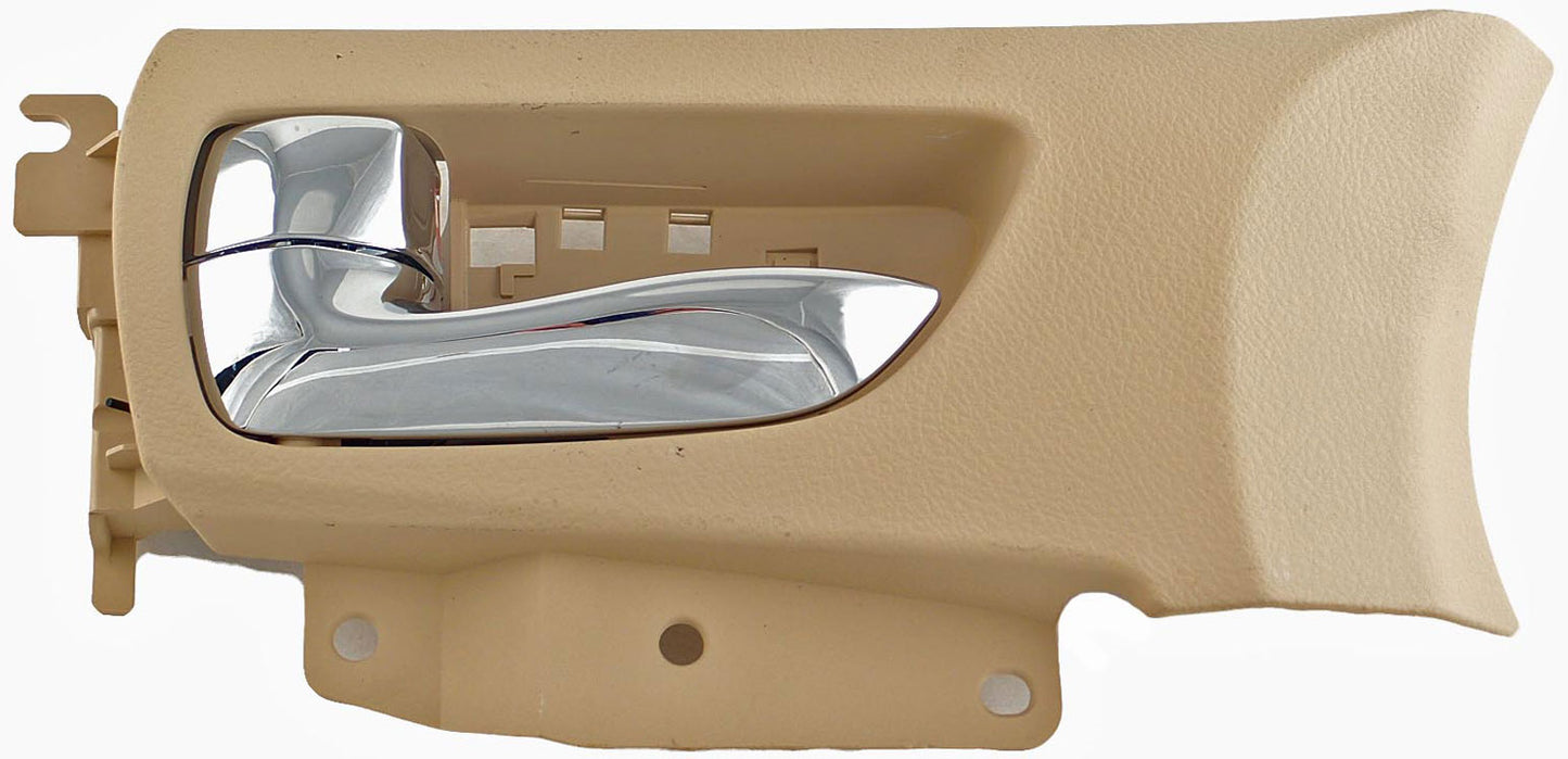 New Interior Door Handle Chrome Lever Right Rear Beige Housing - Dorman 79876