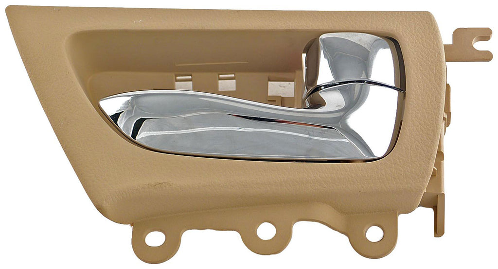 New Interior Door Handle Chrome Lever Front Left Beige Housing - Dorman 79877