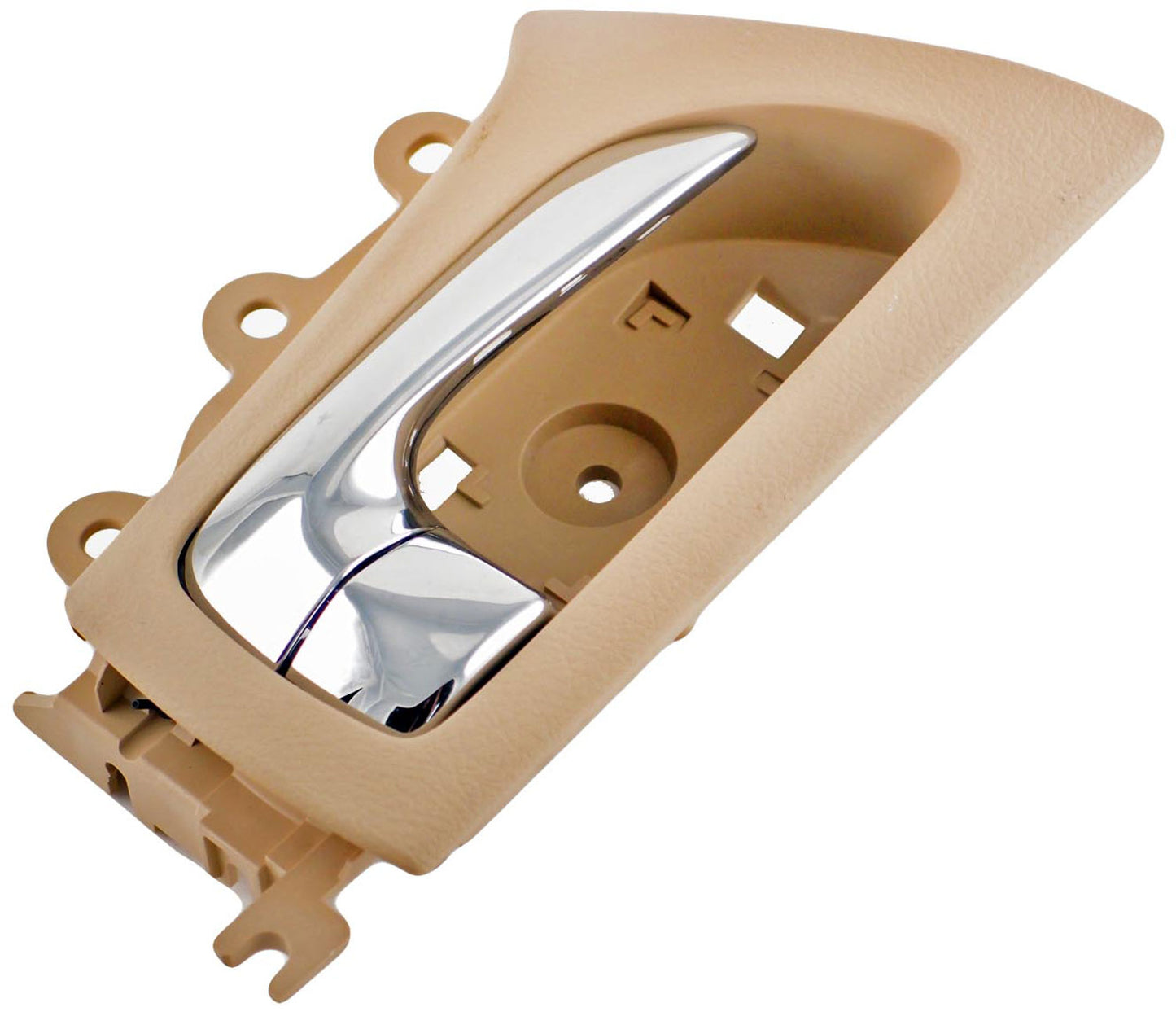 New Interior Door Handle Chrome Lever Front Left Beige Housing - Dorman 79877
