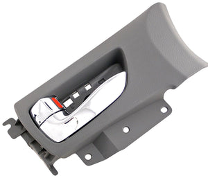 New Interior Door Handle Chrome Lever Front Left Gray Housing - Dorman 79880