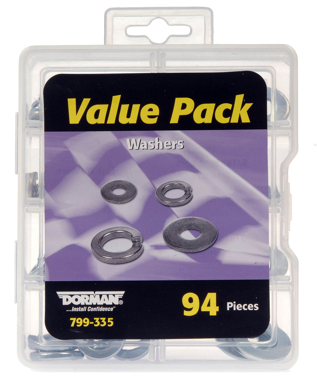 Washers Value Pack- 8 Sku's- 94 Pieces - Dorman# 799-335