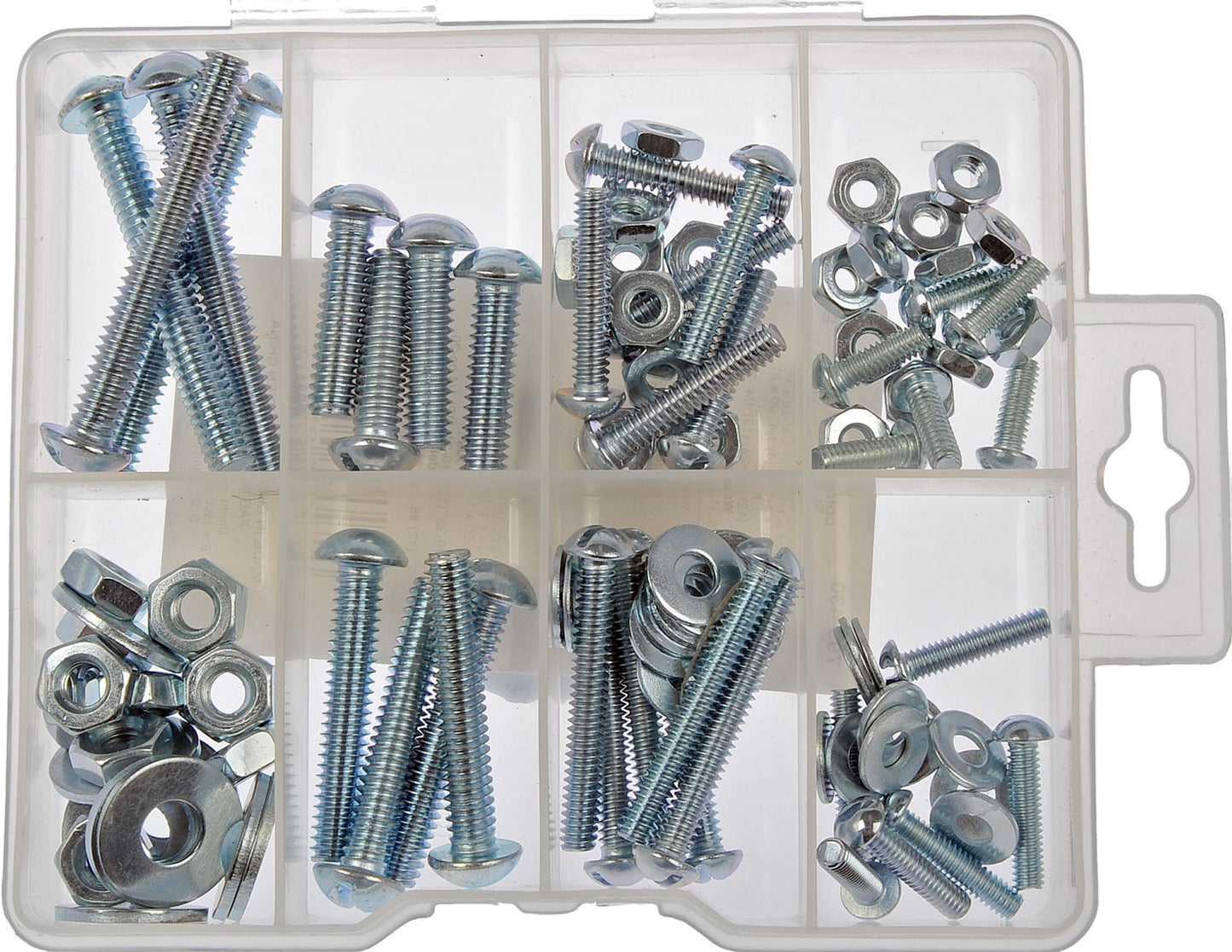 Stove Bolt With Nuts Value Pack- 13 Sku's- 108 Pieces - Dorman# 799-430