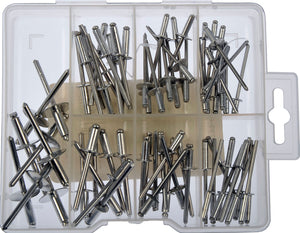 Aluminum Rivets Value Pack- 7 Sku's- 72 Pieces - Dorman# 799-445