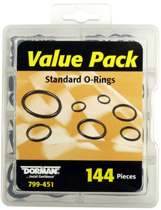 Standard O-Rings Value Pack- 8 Sku's- 144 Pieces - Dorman# 799-451