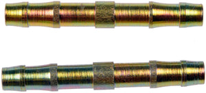 BARBED CARBON STEEL UNION FOR 3/8 IN NYLON FUEL LINES. - Dorman# 800-011