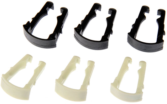 FUEL LINE REATINING CLIP- FORD/GM- 3 EACH- 5/16In AND 3/8In - Dorman# 800-023