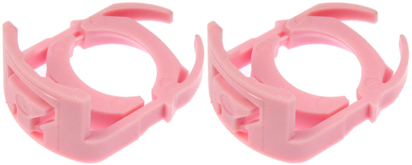 PINK FUEL RETAINING CLIP 3/8 IN. DOUBLE LOCKING - Dorman# 800-043