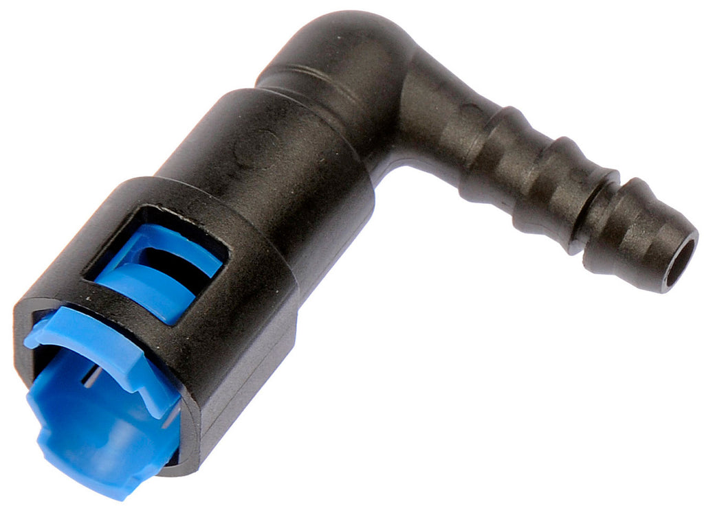FUEL LINE QUICK CONNECTOR 90deg 3/8