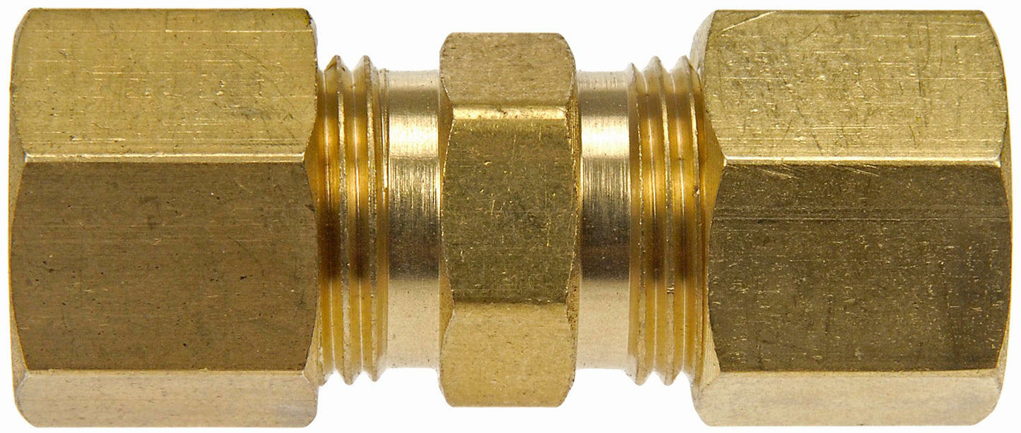 FUEL LINE COMPRESSION UNION THAT ADAPTS NYLON TO NYLON TUBES. - Dorman# 800-145