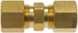 FUEL LINE COMPRESSION UNION THAT ADAPTS NYLON TO NYLON TUBES. - Dorman# 800-145