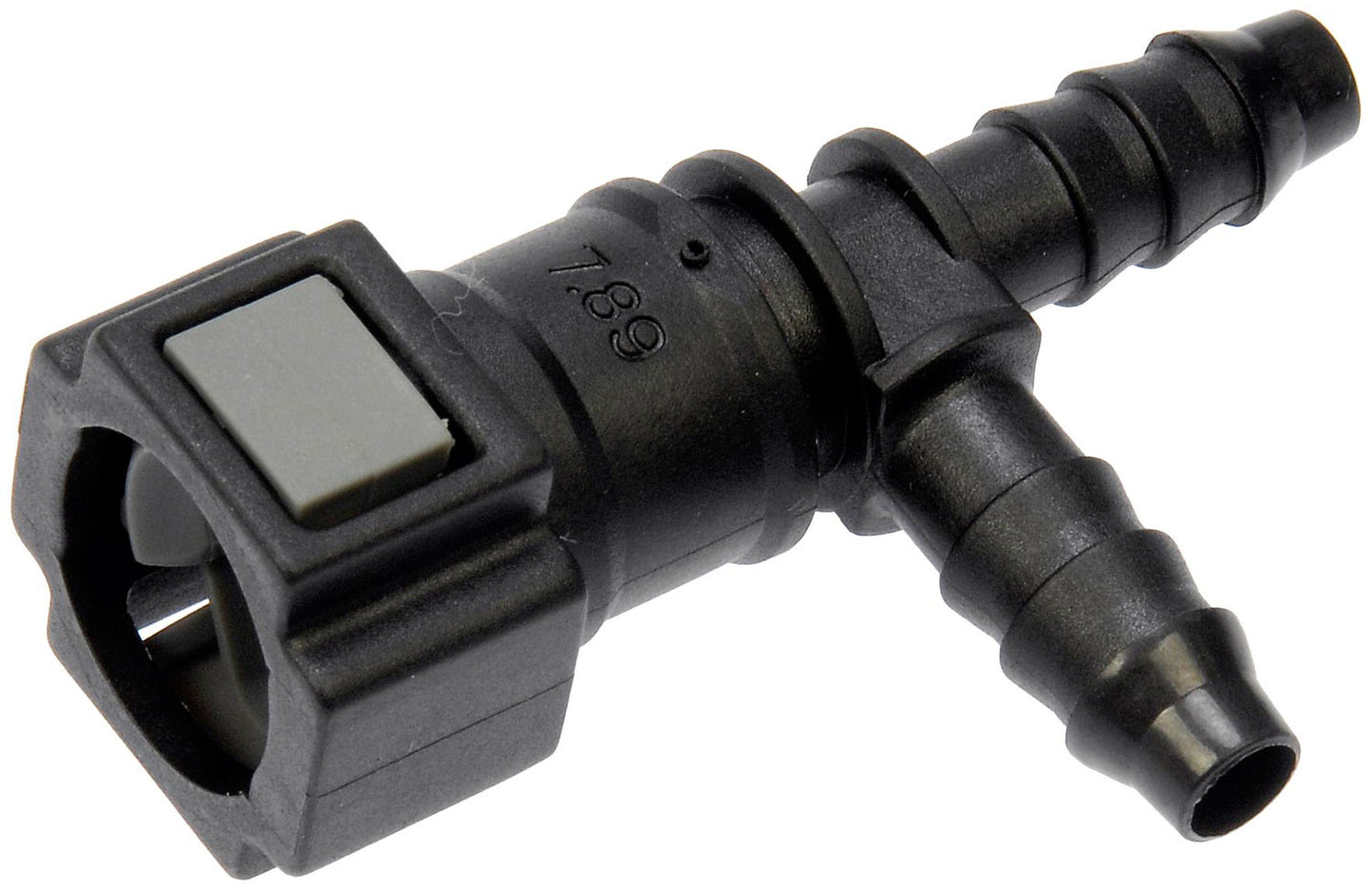 Quick Connector 5/16 In. Steel Tee to 6mm Nylon (Dorman# 800-176)