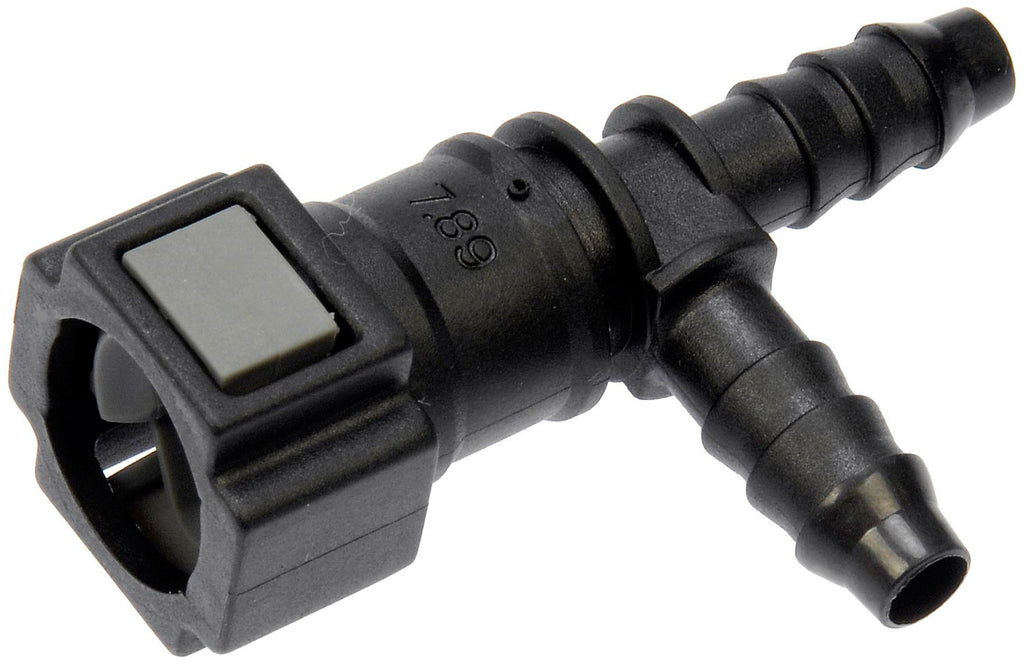 Quick Connector 5/16 In. Steel Tee to 6mm Nylon (Dorman# 800-176)