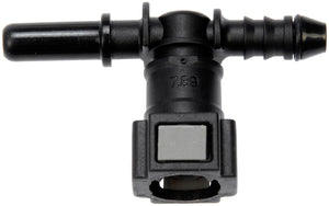 Quick Connector 5/16 In. Steel TEE to 6mm with O-ring (Dorman# 800-177)