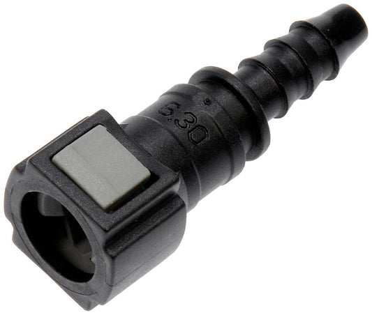 Quick Connector 1/4 In. Steel To 6mm Nylon 180 (Dorman# 800-184)