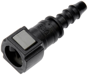 Quick Connector 1/4 In. Steel To 6mm Nylon 180 (Dorman# 800-184)