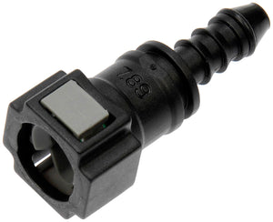 Quick Connector 5/16 In. Steel TO 6mm Nylon 180 with O ring (Dorman# 800-188)