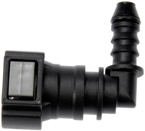 Quick Connector 3/8 In. S TO 6mm Nylon 90 with O ring (Dorman# 800-212)