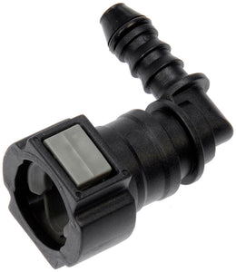 Quick Connector 3/8 In. S TO 6mm Nylon 90 with O ring (Dorman# 800-212)