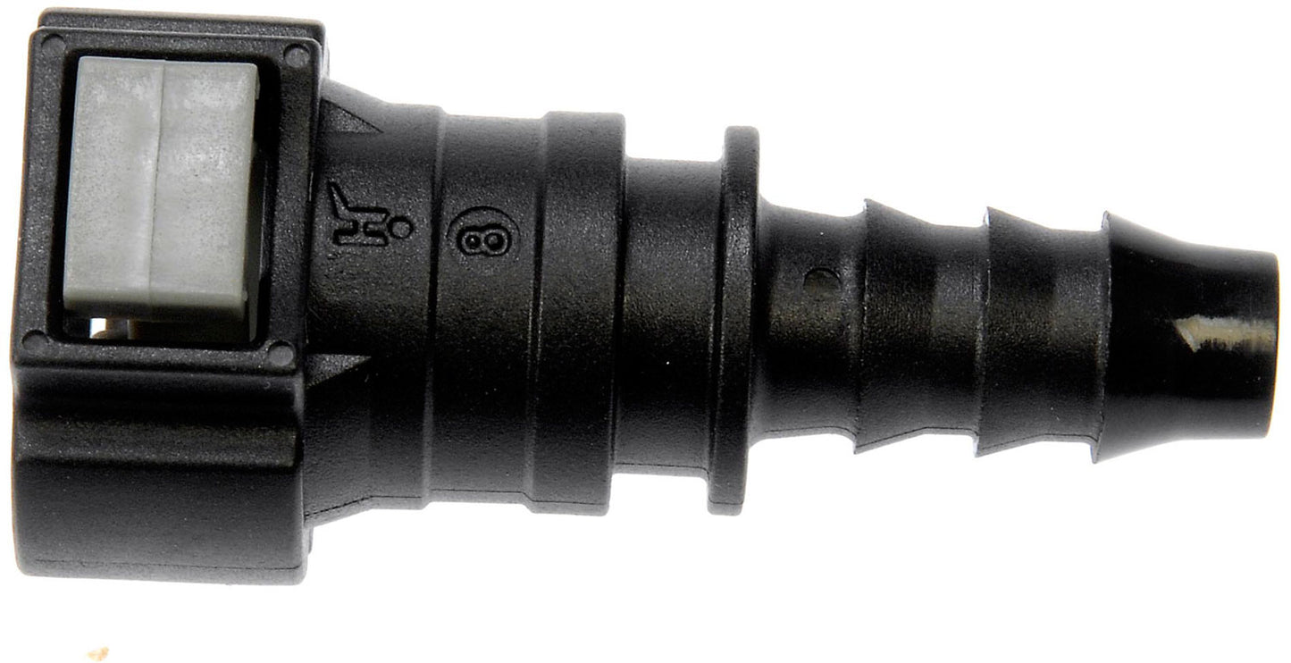 Quick Connector 3/8 In. Steel TO 8mm Nylon 180 (Dorman# 800-213)