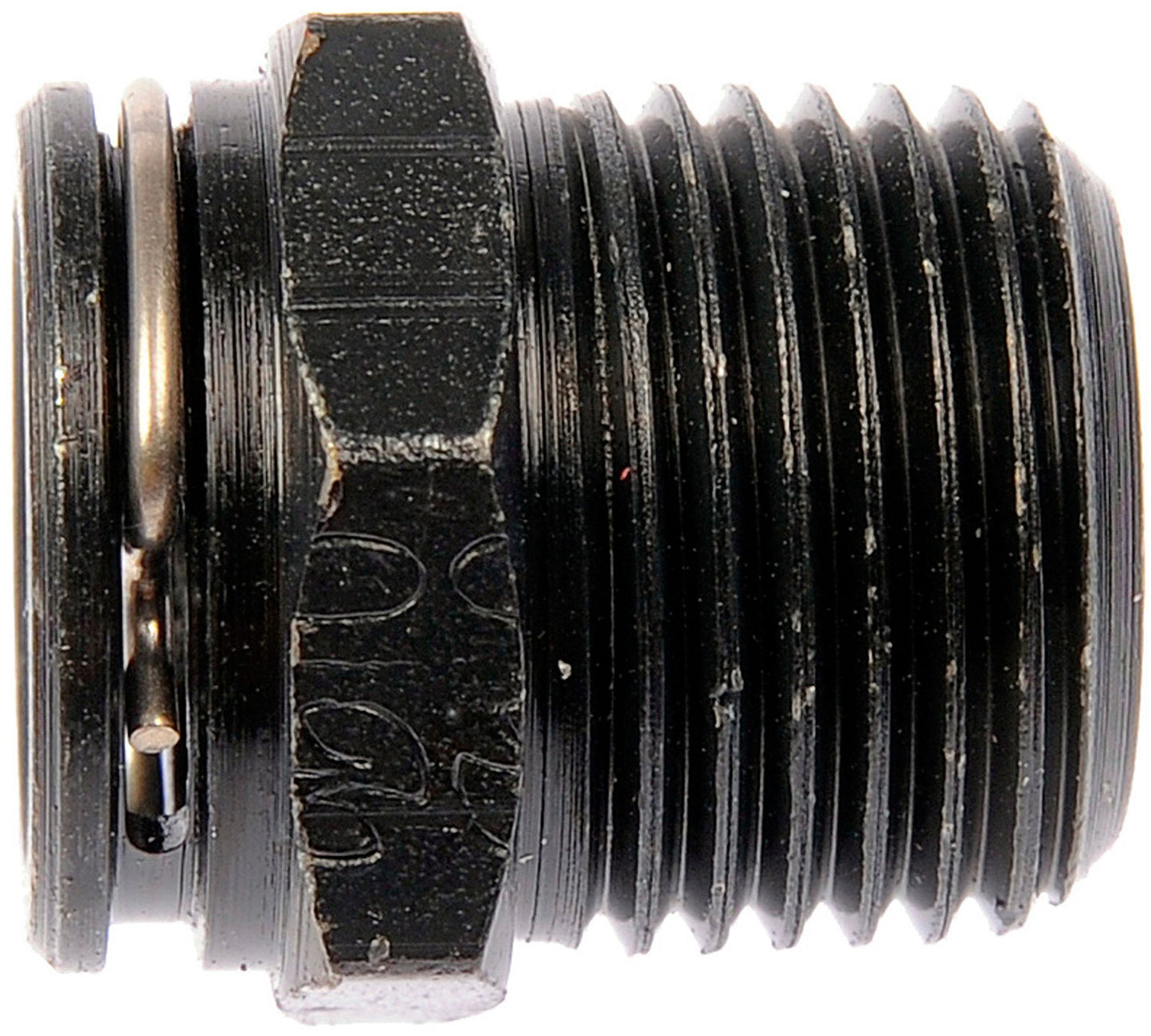 TRANSMISSION LINE CONNECTOR w/ A 3/8 TUBE X 3/8-18IN. THREAD. - Dorman# 800-606