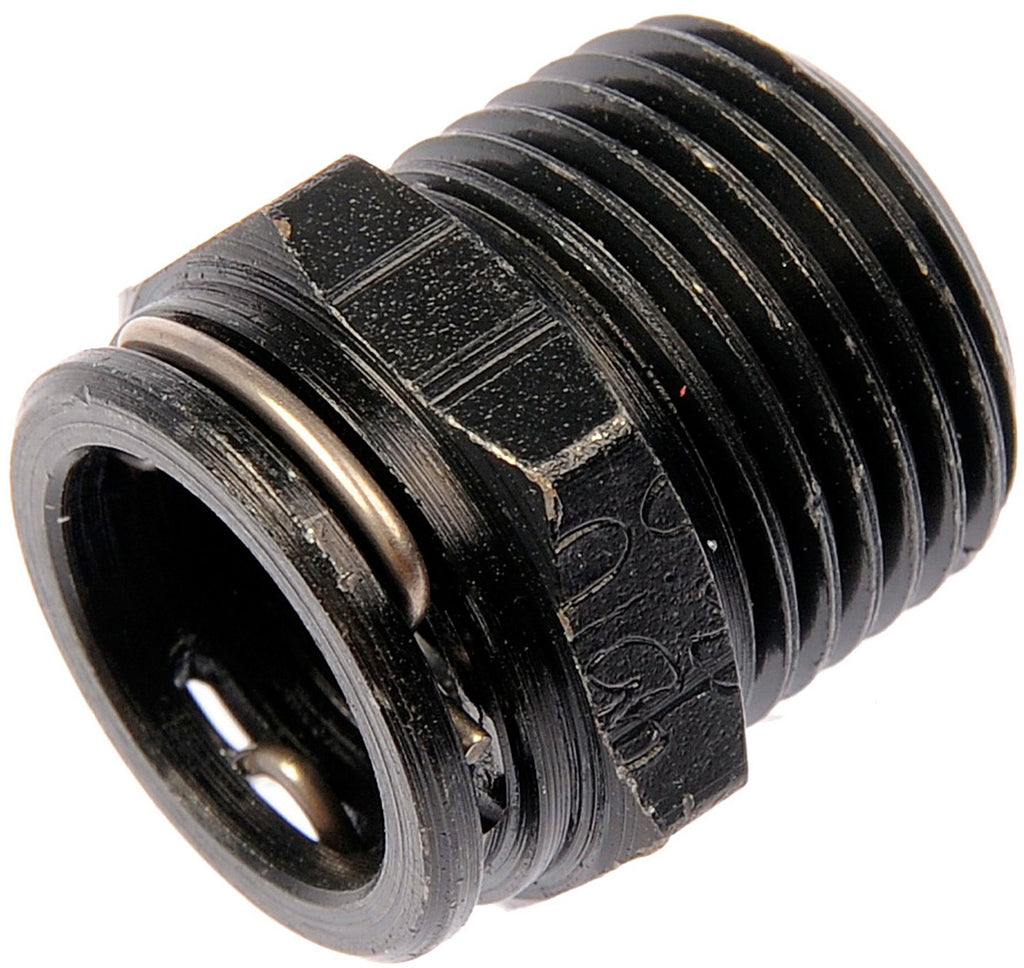 TRANSMISSION LINE CONNECTOR w/ A 3/8 TUBE X 3/8-18IN. THREAD. - Dorman# 800-606