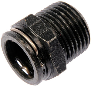 TRANSMISSION LINE CONNECTOR w/ A 3/8 TUBE X 3/8-18IN. THREAD. - Dorman# 800-606