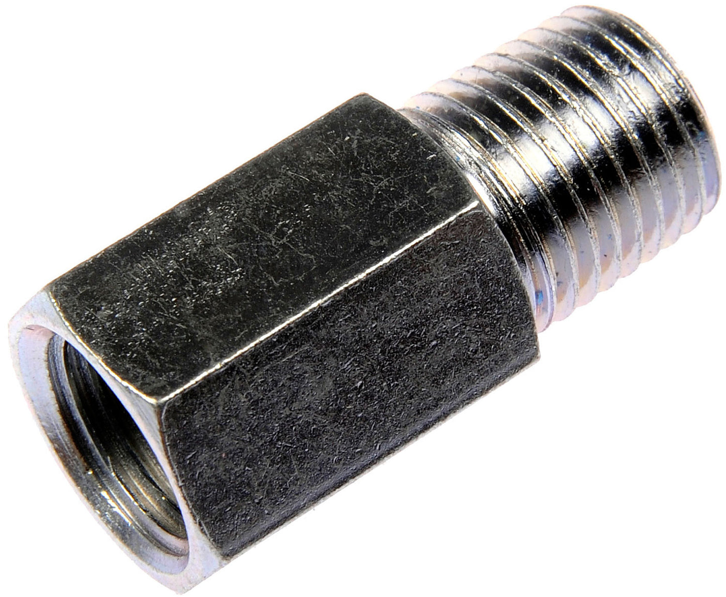 TRANSMISSION LINE CONNECTOR w/ A 5/16" TUBE X 1/4-18" THREAD. - Dorman# 800-609