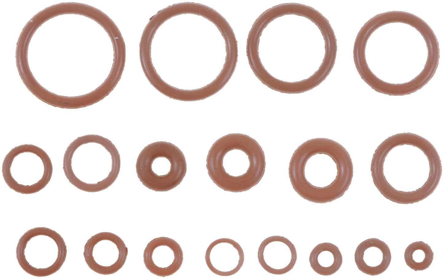 Standard O-Ring I.D. 1/8-3/4, O.D. 1/4-15/16, Thickness 1/16-1/9 - Dorman# 80020