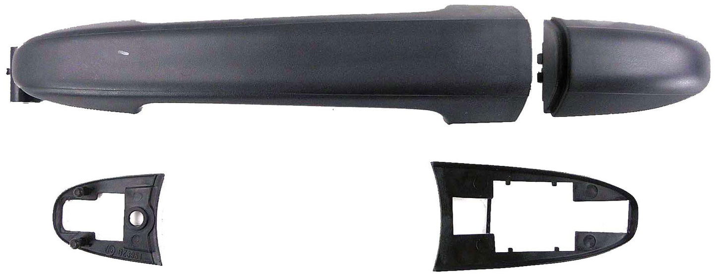One New Black Exterior Front Left Sliding Door Handle (Dorman# 80934)