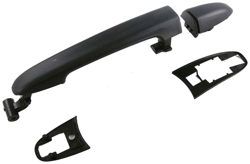 One New Black Exterior Front Left Sliding Door Handle (Dorman# 80934)