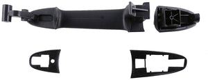 One New Black Exterior Right Sliding Door Handle (Dorman# 80935)