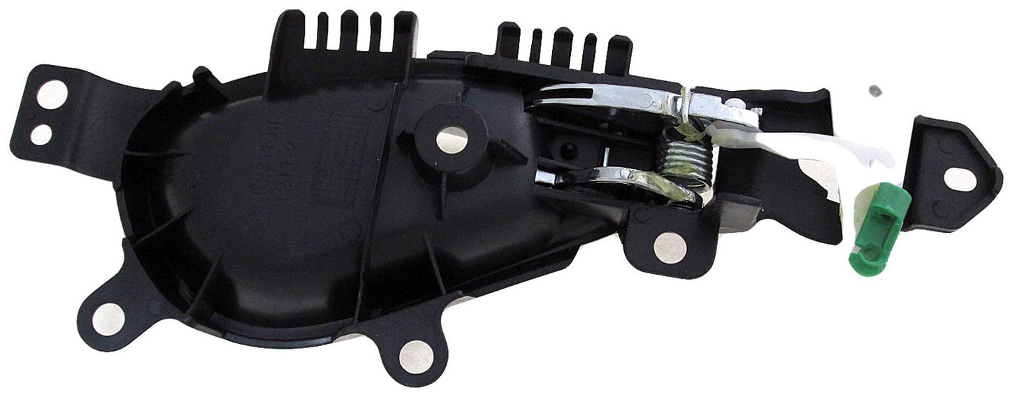New Rear Left Interior Door Handle, Chrome lever Black Housing - Dorman 80937