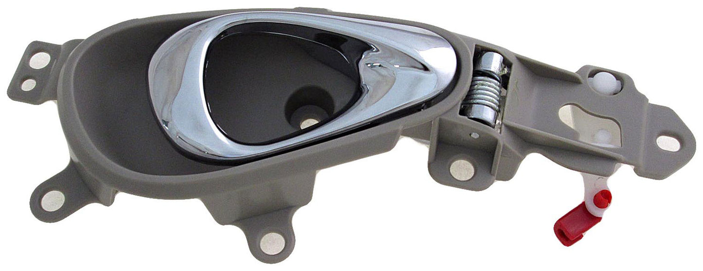 New Rear Right Interior Door Handle, Chrome Lever Beige Housing - Dorman 80940