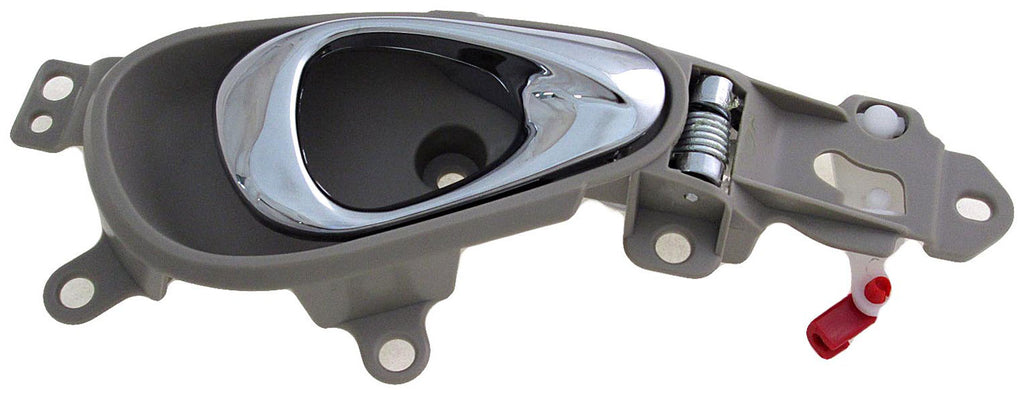 New Rear Right Interior Door Handle, Chrome Lever Beige Housing - Dorman 80940
