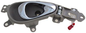 New Rear Right Interior Door Handle, Chrome Lever Beige Housing - Dorman 80940