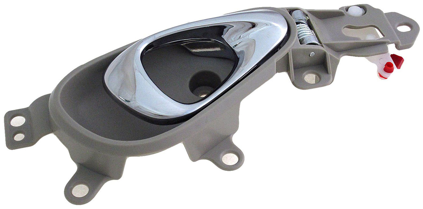 New Rear Right Interior Door Handle, Chrome Lever Beige Housing - Dorman 80940