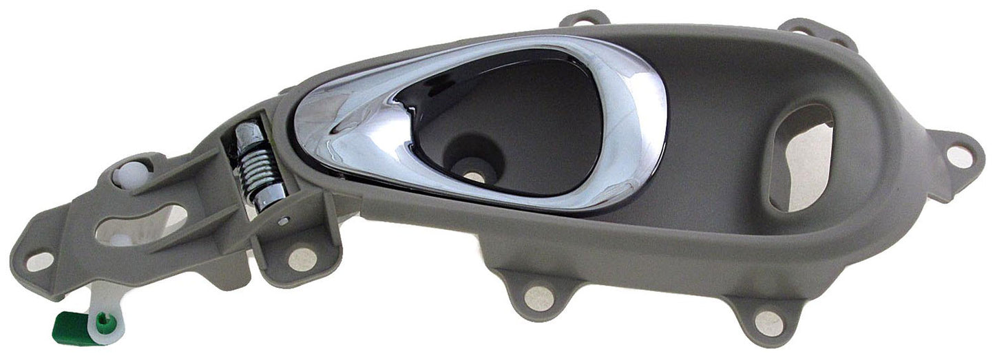 New Front Left Interior Door Handle, Chrome Lever Beige Housing - Dorman 80947