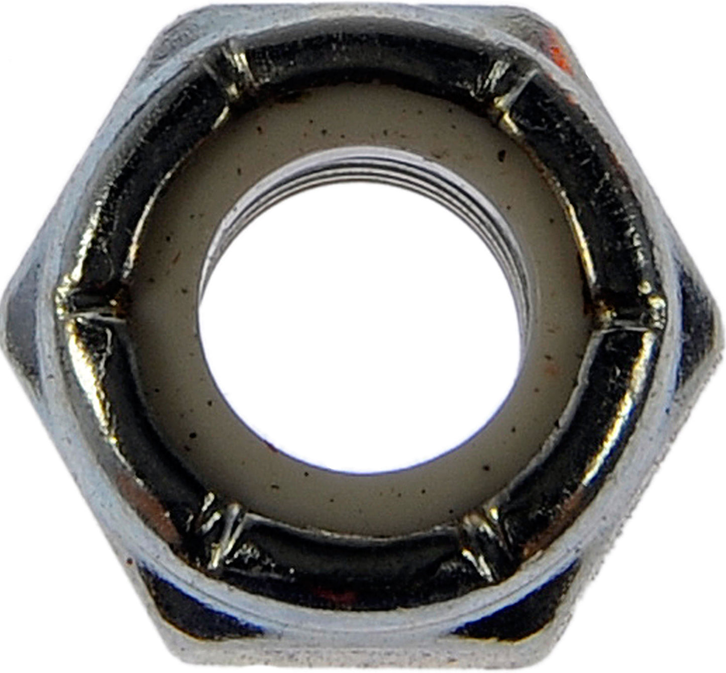 Grade 2 Hex Lock Nut w/ Nylon Insert, Thread 1/4-28 Height 7/16 - Dorman 814-040