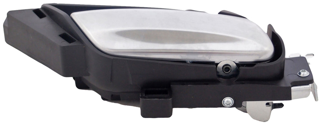 Int Door Handle Front/Rear Right Satin Chrome Lever/Black Housing - Dorman 81502